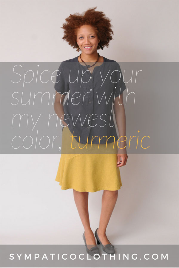 Spice up summer with my newest color Turmeric