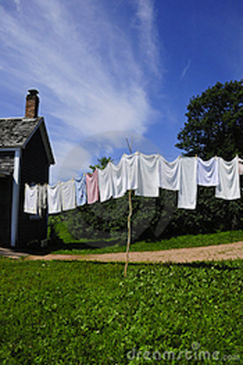 Cold water wash and line drying preserve your clothes but direct sun can fade