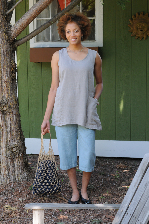 Hemp and Tencel pants for women