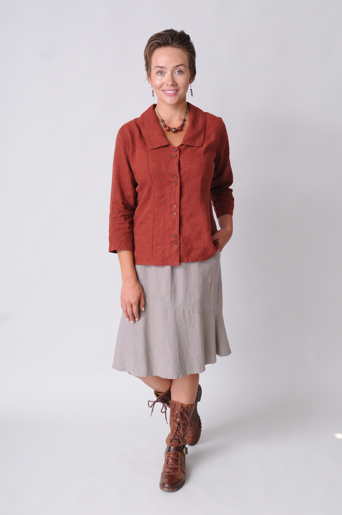 hemp - Tencel Princess Top and Flip Skirt