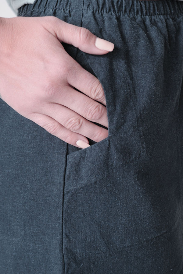 Our Flip Skirt pocket is deep enough for most cell phones and is designed so it won't bulge when you sit.