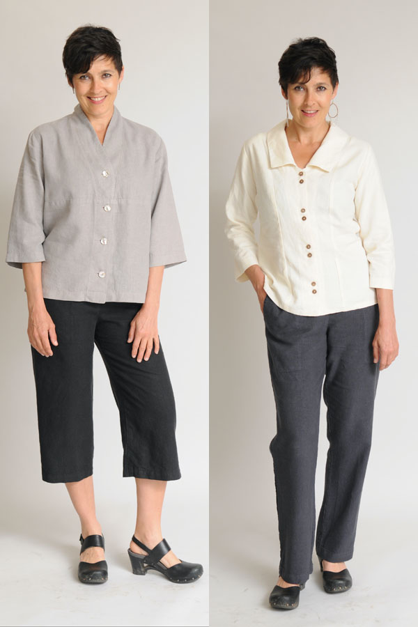 women's hemp tops and pants