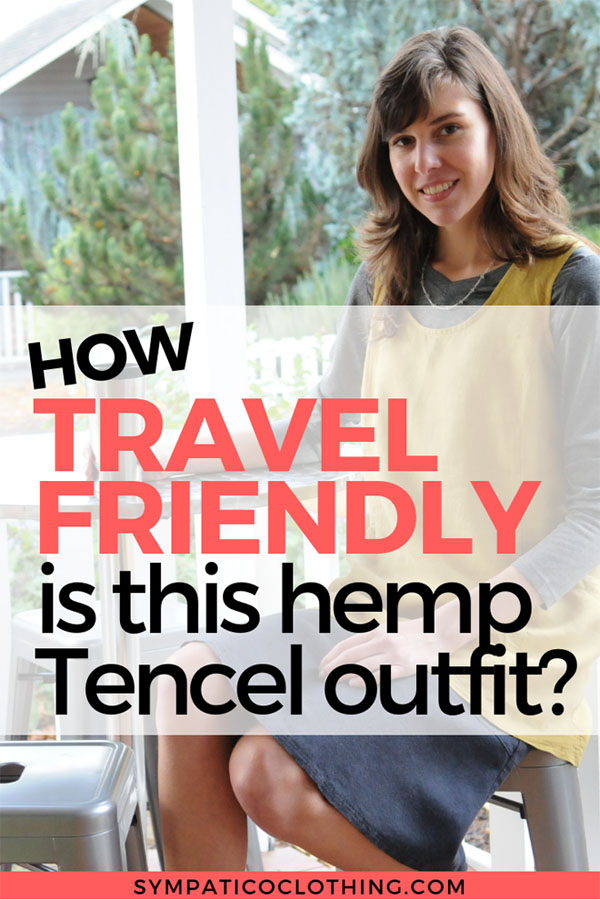 How travel friendly is this hemp/Tencel outfit?