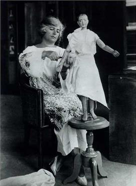 Madame Vionnet at work, 1920s.