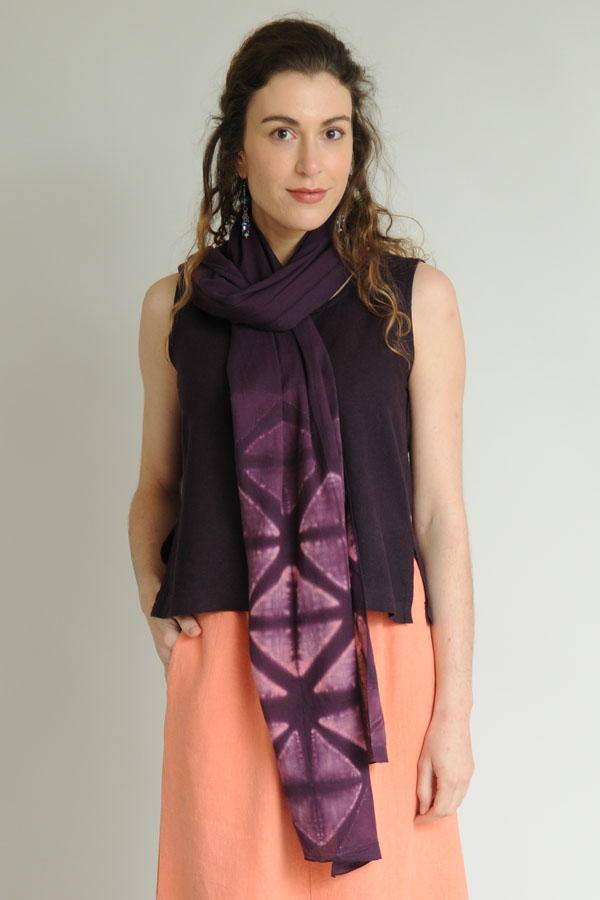 organic cotton voile scarf/wrap