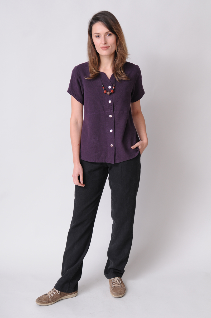 women's hemp - Tencel top and pants