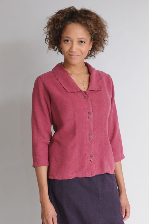 A Princess Top in Garnet works with a broad palette of coordinating shades.