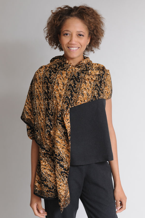 Rayon batik scarf/wrap