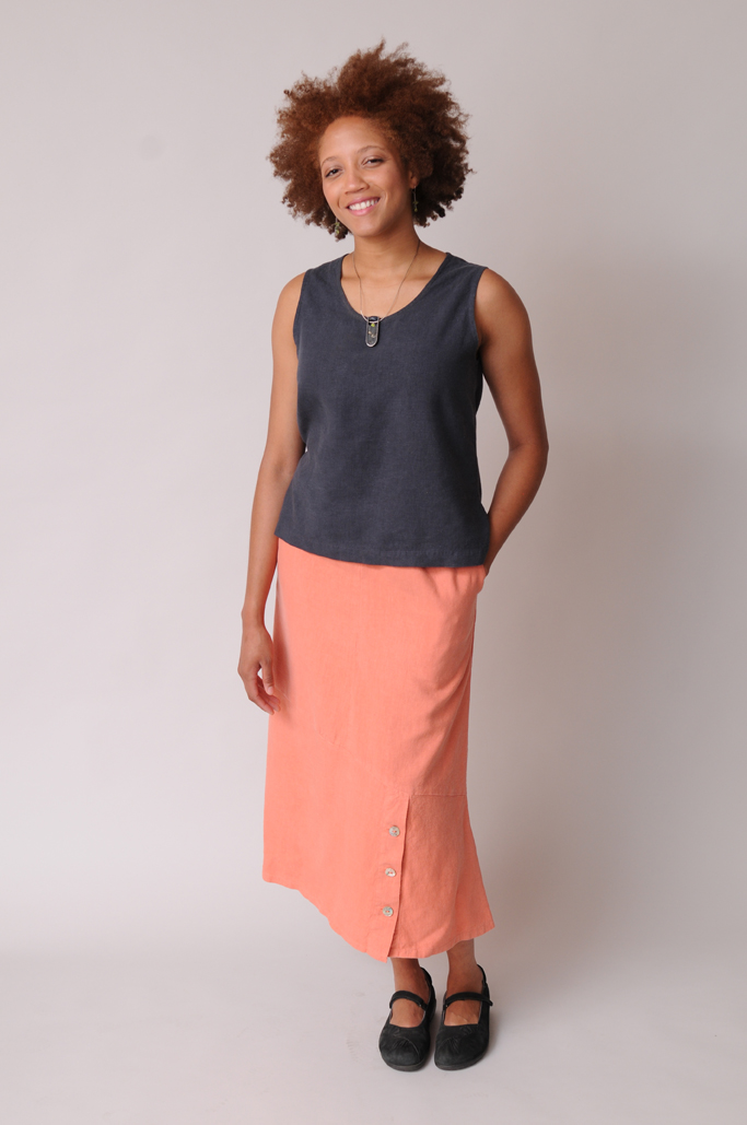 Hemp - Tencel long skirt