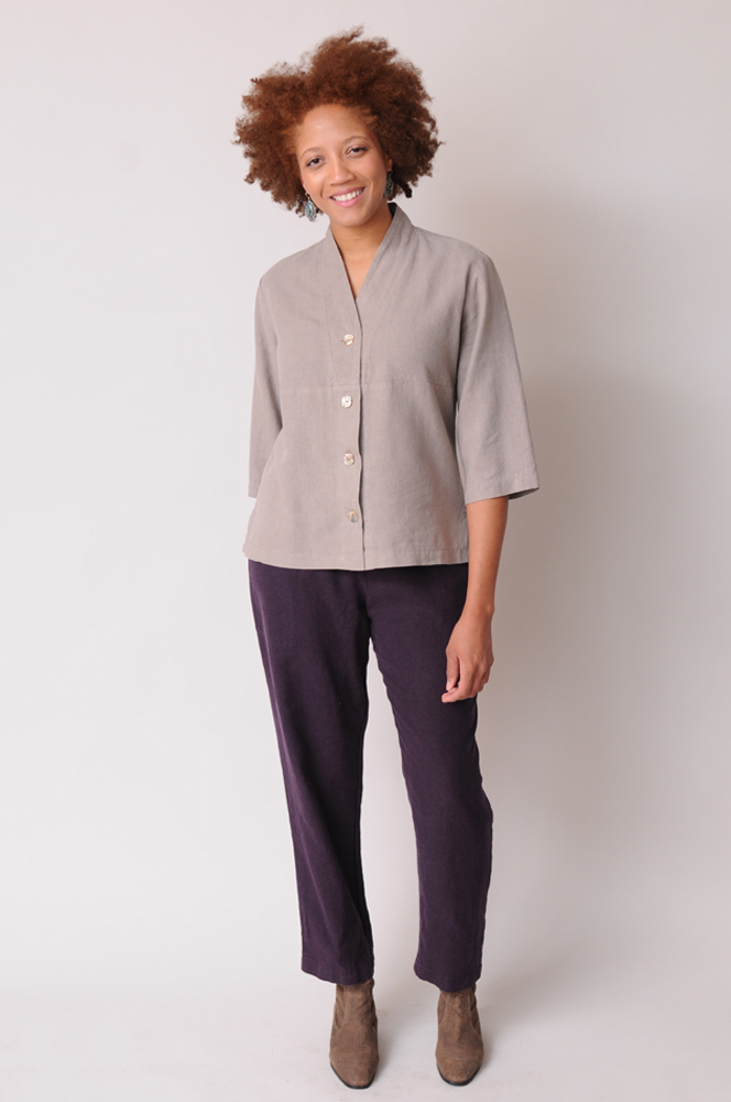 With roomy pockets and an elastic waist, Stovepipe Pants combine fit and function with comfort. 