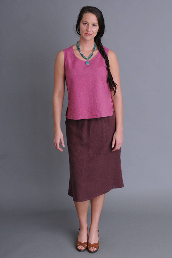 hemp - Tencel skirt and sustainable top