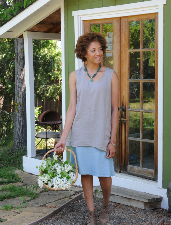 Tencel Clothing: The Trapeze Tunic’s design is practical and cool. 