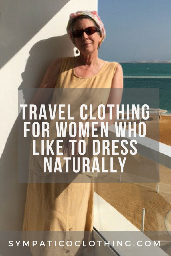women's hemp and Tencel clothing - great for travel